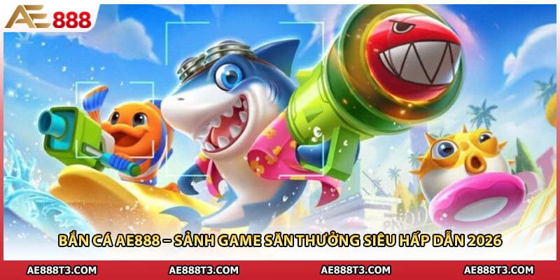 Bắn Cá AE888 – Sảnh Game Săn Thưởng Siêu Hấp Dẫn 2026