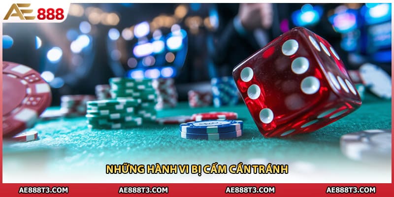 Những hành vi bị cấm cần tránh